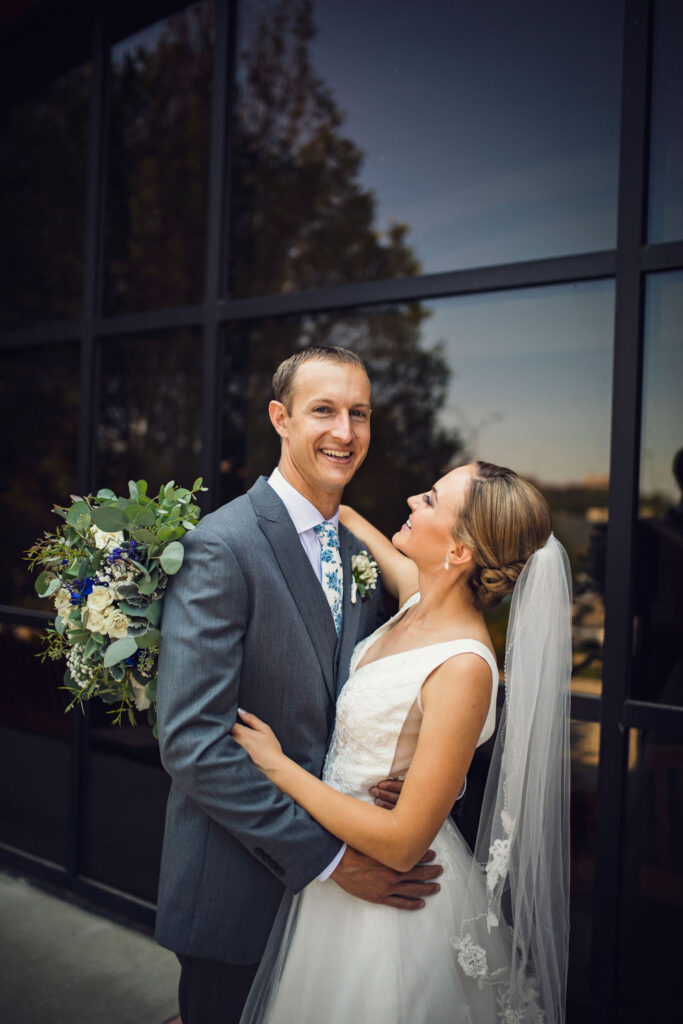 wedding couple portrait
